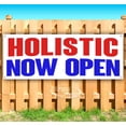 thumbnail image 1 of Holistic Now Open 13 oz Vinyl Banner With Metal Grommets, 1 of 4