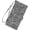 Grey, variant on Women's Wallet RFID Blocking Vegan Leather Trifold with 3 ID Windows Embossed Floral Long Wristlet Clutch Purse
