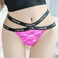 thumbnail image 3 of MuZeFu Underwear for Women Hipster Women's Fashion Sexy Transparent Low Waist G-string Pants Panties Thong, 3 of 4
