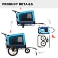 thumbnail image 7 of Outdoor Heavy Duty Foldable Utility Pet Stroller Dog Carriers Bicycle Trailer, 7 of 7