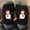 Grey, variant on Winter Warm SocksChristmas Alphabet Snowman Prints Mid Calf Cotton Socks