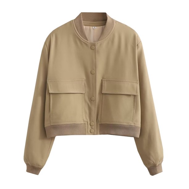 Willshela, cazadora lisa a la moda para mujer, abrigo con bolsillos, cuello en V, manga larga con una hilera de botones, trajes elegantes para mujer