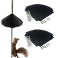 thumbnail image 2 of OIUR Squirrel Baffle for Birds Feeder Pole Universal Squirrel Guard with Spring 19-Inch Squirrel Barrier Stops Squirrels for Shepherd's Hook Birds Houses, 2 of 6