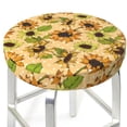 thumbnail image 3 of Haiem Sunflowers Cushion Round Bar Chair Seat Cover Bar Chair Cushion Covers Elastic Washable Bar Chair Cover,Protects from Scratches and Stains-13 inch, 3 of 7
