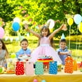 thumbnail image 5 of Abaima 40 Pcs Kids Party Favor Bags with Stickers, 9x5x3 Inch Polka Dot Goody Bag Sealable, Candie Gift Bags Bulk, Wrapped Treat Bag for Christmas, Birthday Party, 5 of 7