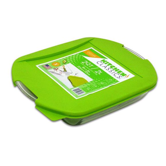 Libra 240476 Plat de Cuisson Carré de 8 Po avec Couvercle