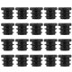 thumbnail image 1 of 100 tapones de plástico redondos de 16 mm para patas de muebles, tapones de tubo, 1 of 7