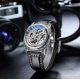 thumbnail image 1 of Reloj mecánico vintage tallado para hombre, reloj mecánico hueco resistente al agua para hombre, 1 of 5