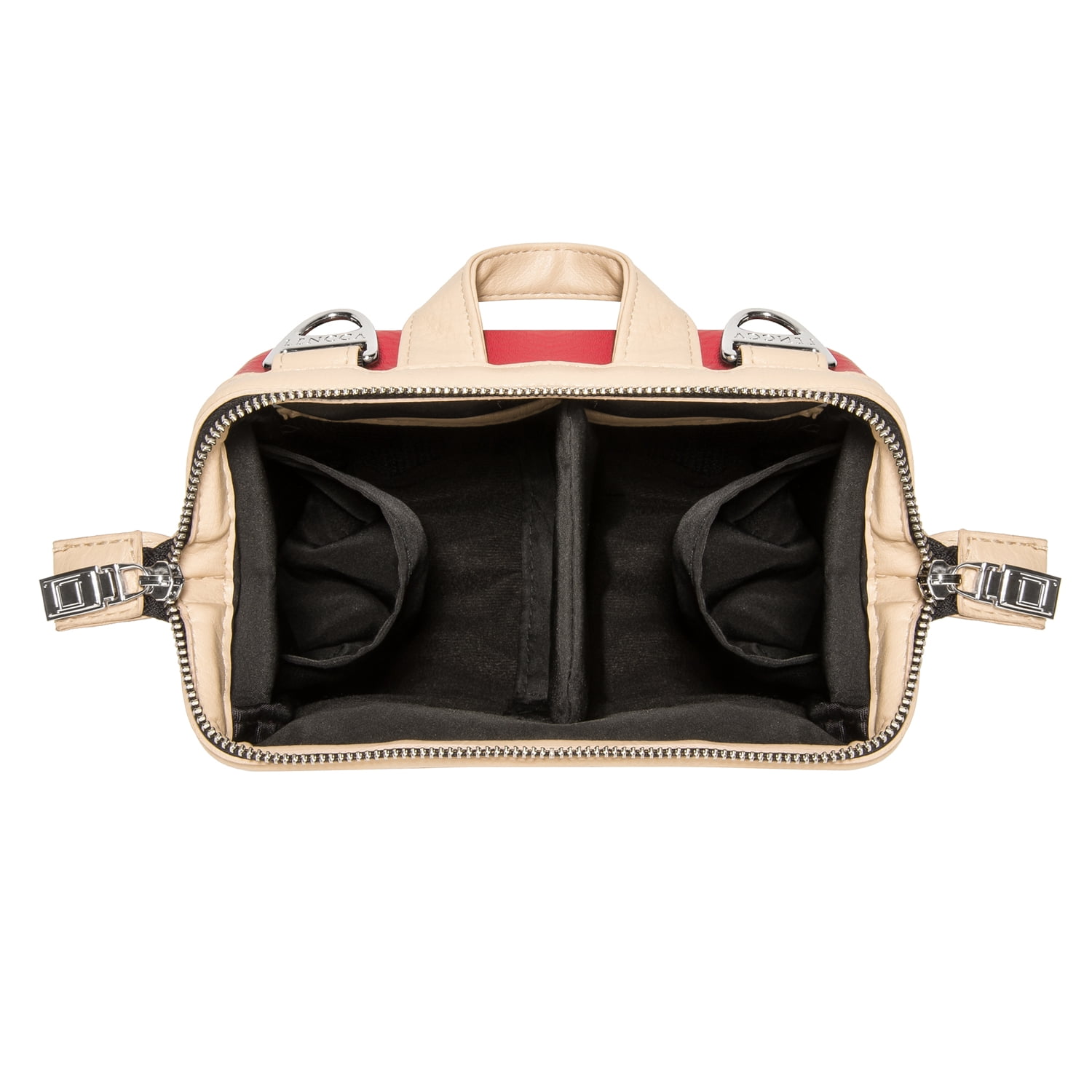 LENCCA Olive Protective Photographer's Travel Satchel Bag with Adjustable Shoulder Strap, Fits up to 7" x 7.75" Cameras
