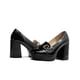 thumbnail image 2 of Zapatillas Wildcat 855 para Dama Elegantes Casuales Charol Negro, 2 of 6