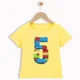 thumbnail image 5 of Camiseta de algodón para niños, camiseta con estampado digital de bloques de construcción para cumpleaños, ropa bonita para niños con nombre personalizado, camisetas blancas, 5 of 5