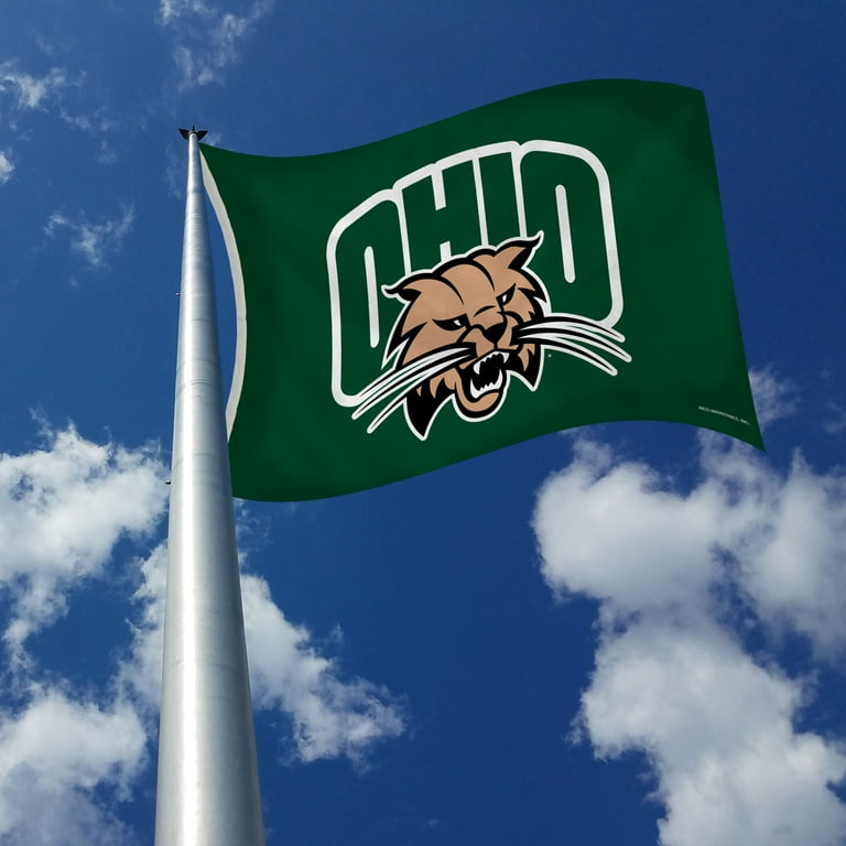 NCAA Ohio Bobcats 3x5 Foot Banner Flag – Officially Licensed, Outdoor Ready