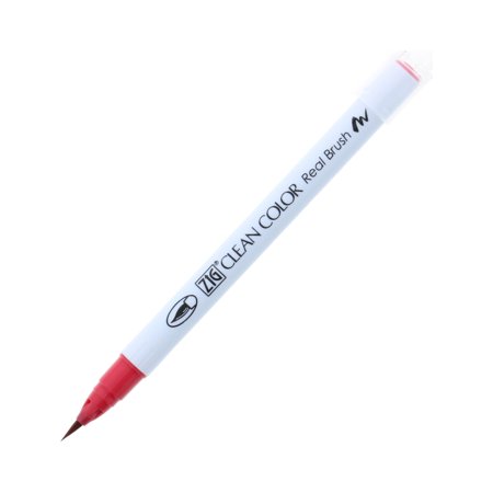 UPC: 0847340009894 | Kuretake Zig Clean Color Real Brush Marker  Geranium Red