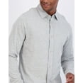 thumbnail image 5 of Real Essentials 3-Pack: Men's Classic Style Casual Long Sleeve Button Down Collared Shirt (Available in Big & Tall), 5 of 7