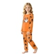 thumbnail image 5 of Matching Halloween Pajamas Set for Whole Family, Breathable Long Sleeve Halloween Family Pajamas with Ghost Hat Pumpkin Print, Fun Family Halloween Pajama Set Party, 5 of 7