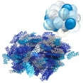 thumbnail image 3 of BRIGHTFUFU 1 paquete de 15 g de confeti de feliz cumpleaños para decoración de mesa, confeti, suministros para fiesta de cumpleaños (azul + plata), 3 of 7