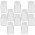 thumbnail image 4 of Shisuyan 10pcs Wide Mouth Lab Reagent Bottles Clear Plastic Liquid/Solid Storage Container With Caps For Laboratory And Home Office Use, 4 of 8