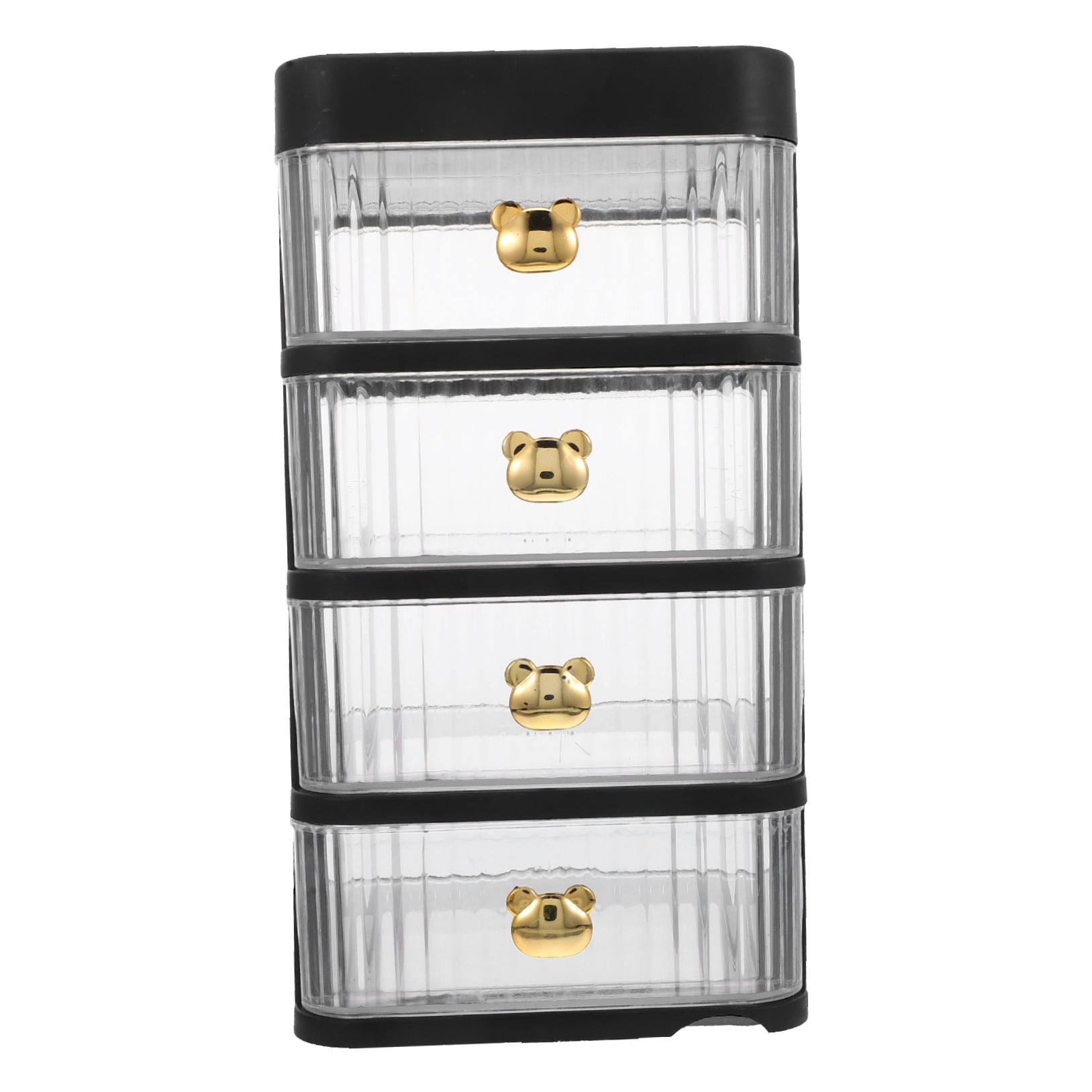 WHAMVOX Black Desktop Drawer Organizer for Storage Sturdy PP Material Keeps Items Organized 7.8 x 4.3 x 3.1