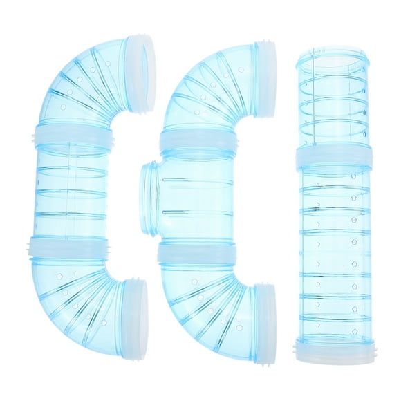 1 Set Plastic Hamster Tube Hamster Cage Maze Connector Hamster Cage External Pipe for DIY