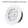 thumbnail image 4 of Unique Bargains 6 Inch Adjustable Pattern Screen Grille Cover Louver Round Air Vent, 4 of 5