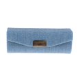 thumbnail image 2 of Lipstick Lip Carrying Case with Mirror Jewelry Stamps Box Retro Western Light Blue, 2 of 8