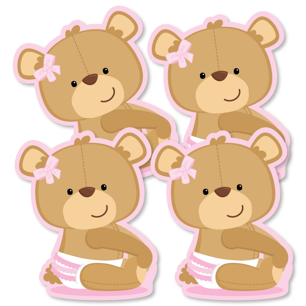 Baby Girl Teddy Bear Decorations DIY Baby Shower Party Essentials