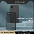 thumbnail image 5 of IMAK UX-9B Series For iPhone 16e Case Tiny Airbag PC TPU Matte Phone Cover, 5 of 5