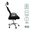 thumbnail image 2 of Silla Ejecutiva con Respaldo Reclinable Negra Mesh Oficina negro, 2 of 8