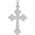 thumbnail image 4 of 14K White Gold Polished Fleur De Lis Cross Pendant (31.95 X 17.73) Made In United States xr1595, 4 of 6
