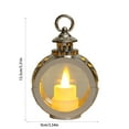 thumbnail image 3 of Dongrere Oil-lamp with Fake Candle Flameless Electronic Night Light with Battery-Powered for Christmas, Halloween, Home Decor, 3 of 6