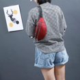 thumbnail image 2 of Riñonera para Hombres, Riñonera Impermeable Grande, Riñonera De Pecho De Moda para Hombres, Viajes, Correr, Ciclismo, Deportes, Llevar Todos Los Teléfonos, Rojo, 2 of 4