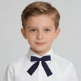 thumbnail image 2 of Odeerbi Niños Niñas Pre-Atado Corbata Elástica Corbata Cuello Bowknot Accesorio de Uniforme Escolar, 2 of 6