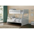 thumbnail image 2 of Lexicon Galen Transitional Wood Twin over Full Bunk Bed in White, 2 of 5