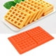 thumbnail image 2 of Molde de Waffles Pastel de Caramelo de Chocolate Pan Molde para Galletas Silicona Nestlé Muffin Desayuno Cocina Hornear Juego 4/5 Cavidad (Cuadrado) Ecomeon  no, 2 of 6
