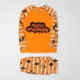 thumbnail image 1 of Family Matching Halloween Pajamas Set, Halloween Pumpkin Print PJs Sets 2 Pieces Loungewear Sleepwear Adult Kids, 1 of 6