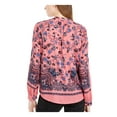 thumbnail image 2 of Lucky Brand Womens Boho Paisley Peasant Top Pink XS, 2 of 4