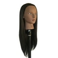 thumbnail image 4 of Synthetic Fiber Mannequin Head with Long Hair, Hairdresser/Cosmetology Training, 30 in., 4 of 5