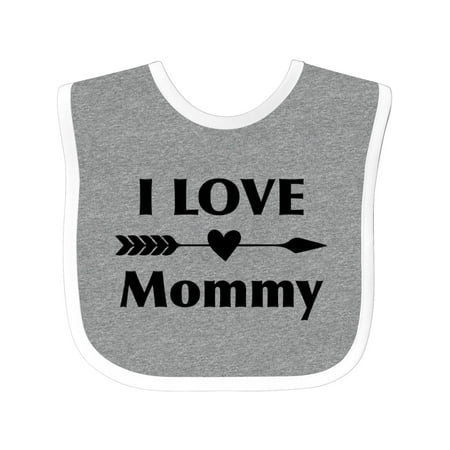 

Inktastic I Love Mommy Gift Baby Boy or Baby Girl Bib