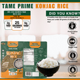 thumbnail image 2 of Dried konjac rice 12 oz, Keto Friendly,Low GI,80% less calories than white rice., 2 of 6