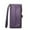 Purple, variant on ELEHOLD for Samsung Galaxy S22 Ultra Wallet Case,Support Wireless Charging PU Leather RFID Blocking Card Holder Kickstand Flip Case with Crossbody Wristlet Strap for Samsung Galaxy S22 Ultra,Black