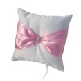 thumbnail image 1 of Bow Satin Wedding Ring Bearer Rhinestone Pillow Cushion Wedding Ring Pillow 10*10cm, 1 of 9