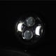 thumbnail image 1 of Faro de motocicleta ANGGREK LED redondo universal vintage, 1 of 8