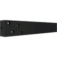 thumbnail image 2 of Ekena Millwork 2 1/2"W x 16"D x 1 1/2"H Hidden Floating Steel Heavy Duty Bracket w/ Flange, Powder Coated Black, 2 of 10