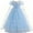 Blue princess B, variant on WIBACKER 1-8Y Girls Sequin Princess Dress up Costume Dress with Cape, Birthday Party Fancy Dresses for Halloween Cosplay Christmas