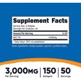 thumbnail image 4 of Mct Oil 3,000 Mg Nutricost 150 Cápsulas, 4 of 5