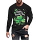 thumbnail image 2 of Amzcrzy - Sudadera Para Hombre, Diseño De Moda, Cuello Redondo, Informal, Manga Larga, Color Negro, Talla 2Xl, 2 of 5