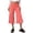 Orange*, variant on RUTAYY Women's Pants Casual High Waist Wide Leg Cropped Bottoms Solid Color Loose Fit Athletic Straight Leg Comfortable Stretchy Beach Vacation Trousers