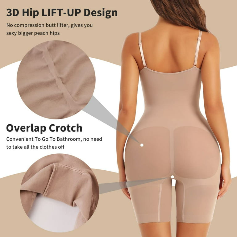 Shapewear For Women Tummy Control Full Bust Body Shaper Bodysuit Butt  Lifter Thigh Slimmer