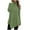 Army Green, variant on Women Tunic Tops Turtleneck Long Sleeve Solid Color Irregular Hem Blouse Shirts