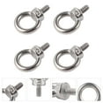 thumbnail image 1 of OULII 4Pcs Stainless Steel Ring Hooks for Lifting in Boat Use, 1 of 7